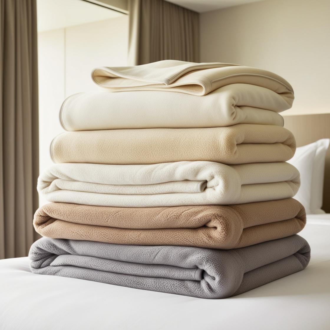 Cobijas Fleece para hoteles